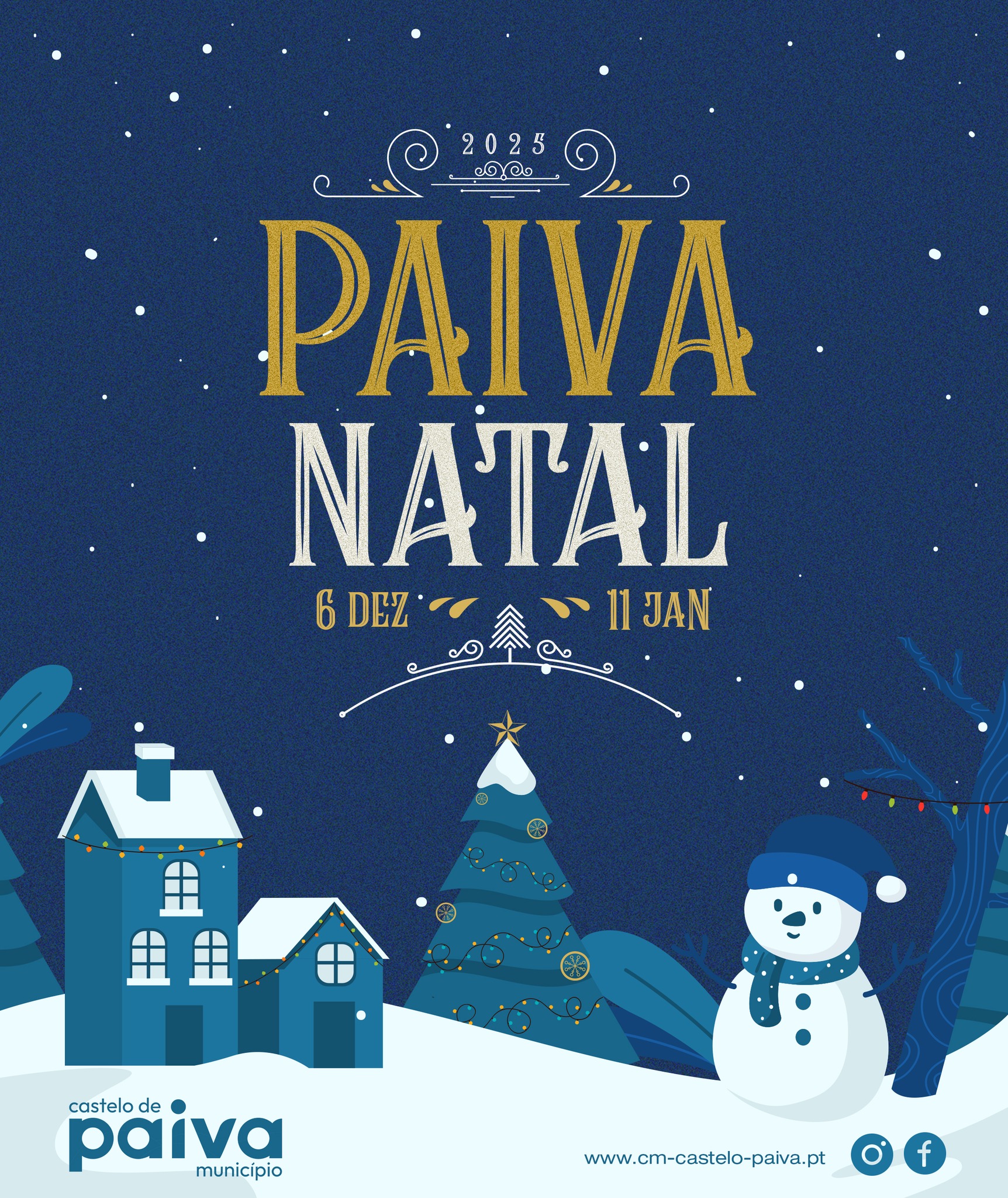 Castelo de Paiva apresenta Programa de Atividades de Natal até 11 de janeiro