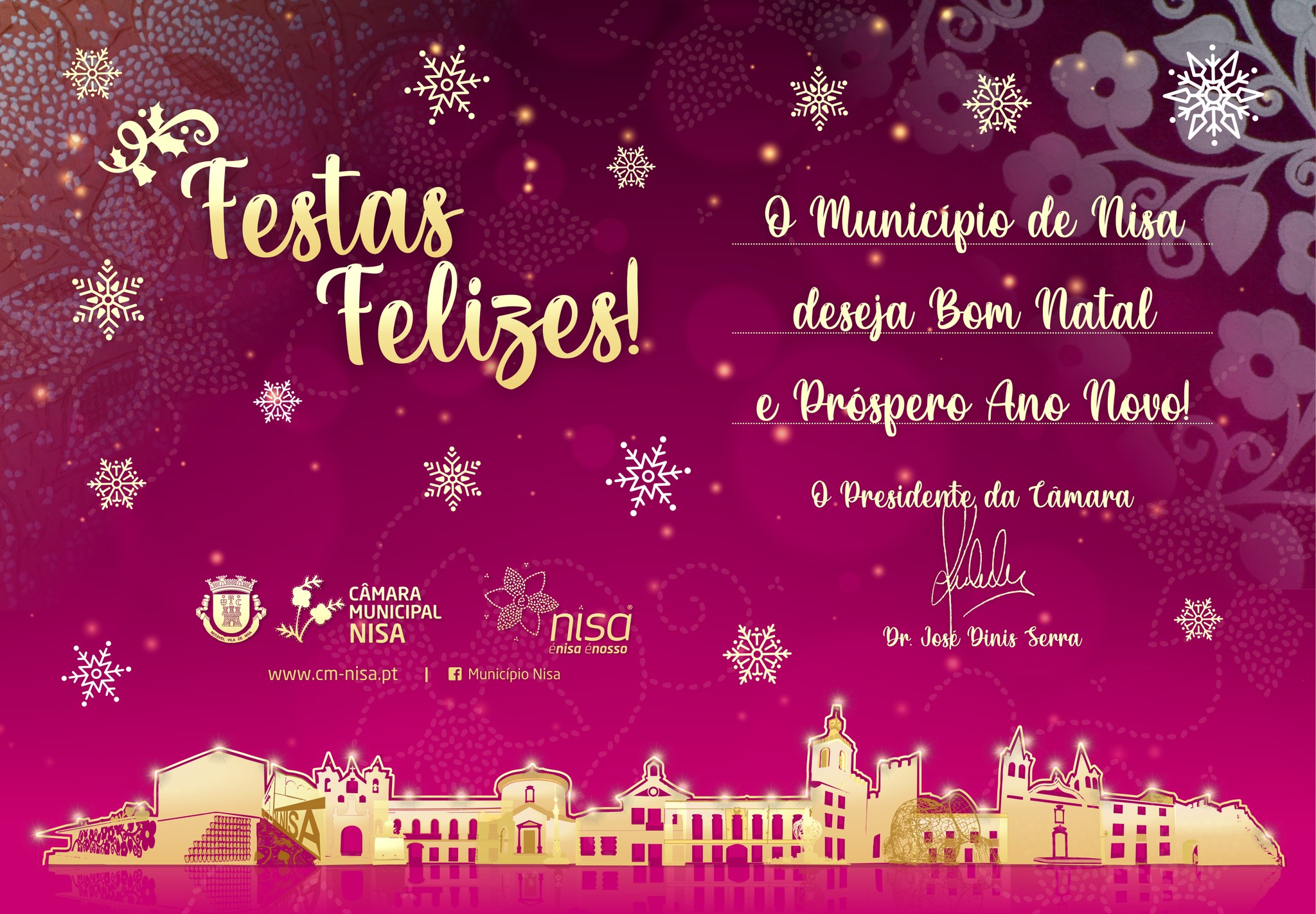 Neste Natal, o Município de Nisa dirige a todos os munícipes do concelho de Nisa…