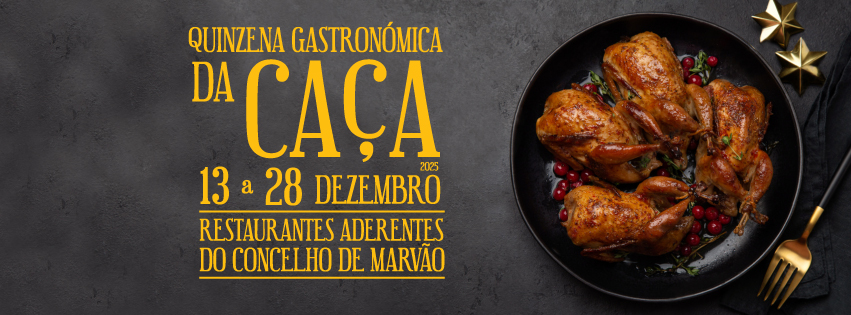XV Quinzena Gastronómica da Caça decorre até dia 29 de dezembro 

Sabores únicos…