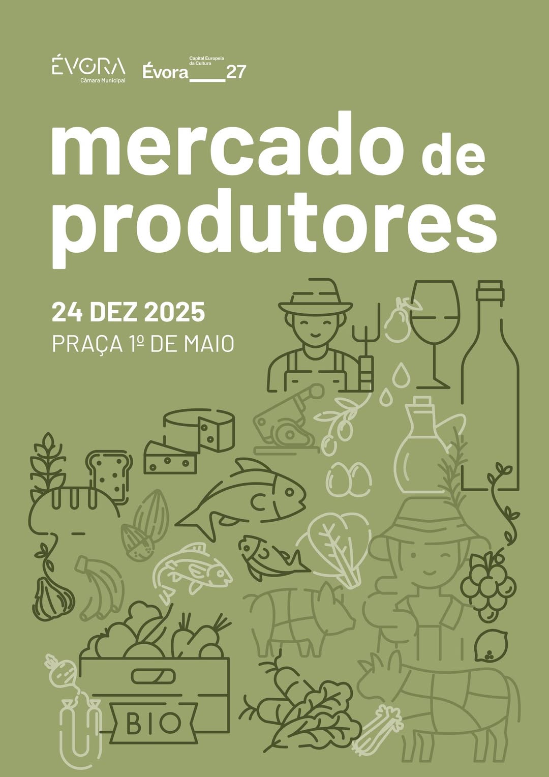 𝗡𝗼 𝗱𝗶𝗮 𝟮𝟰 𝗱𝗲 𝗱𝗲𝘇𝗲𝗺𝗯𝗿𝗼 𝗵𝗮́ 𝗠𝗲𝗿𝗰𝗮𝗱𝗼 𝗱𝗲 𝗣𝗿𝗼𝗱𝘂𝘁𝗼𝗿𝗲𝘀 𝗻𝗮 𝗣𝗿𝗮𝗰̧𝗮 𝟭.º 𝗱𝗲 𝗠𝗮𝗶𝗼

Na próxim…