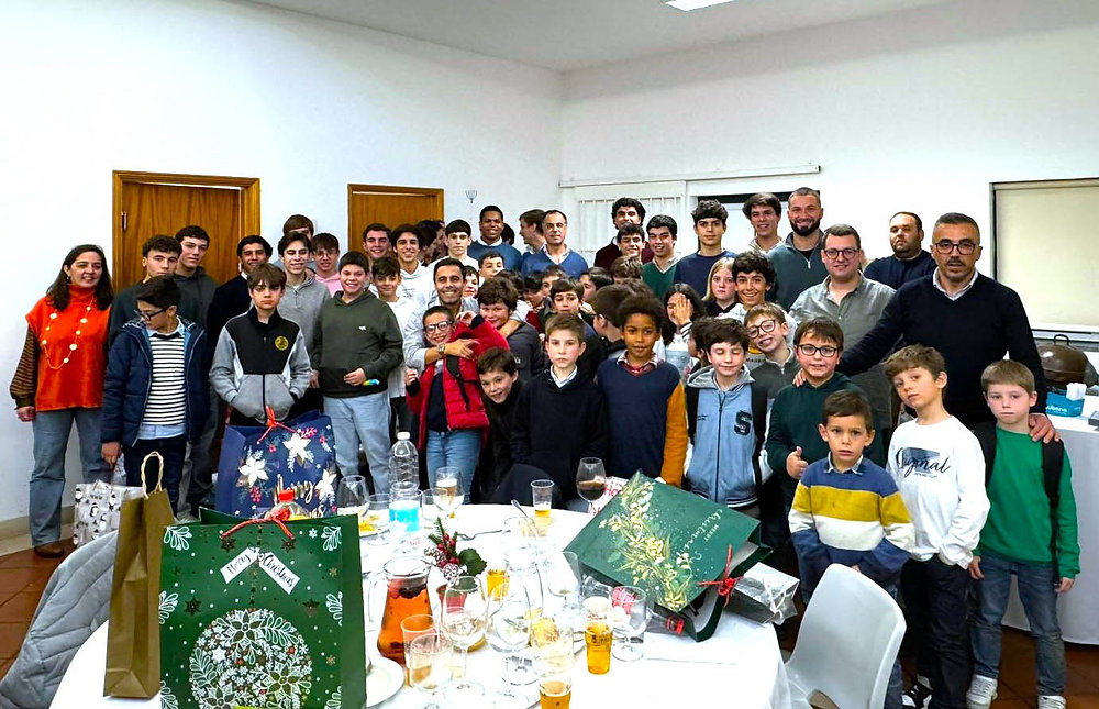 O jantar de Natal do Atlético Clube de Arronches.