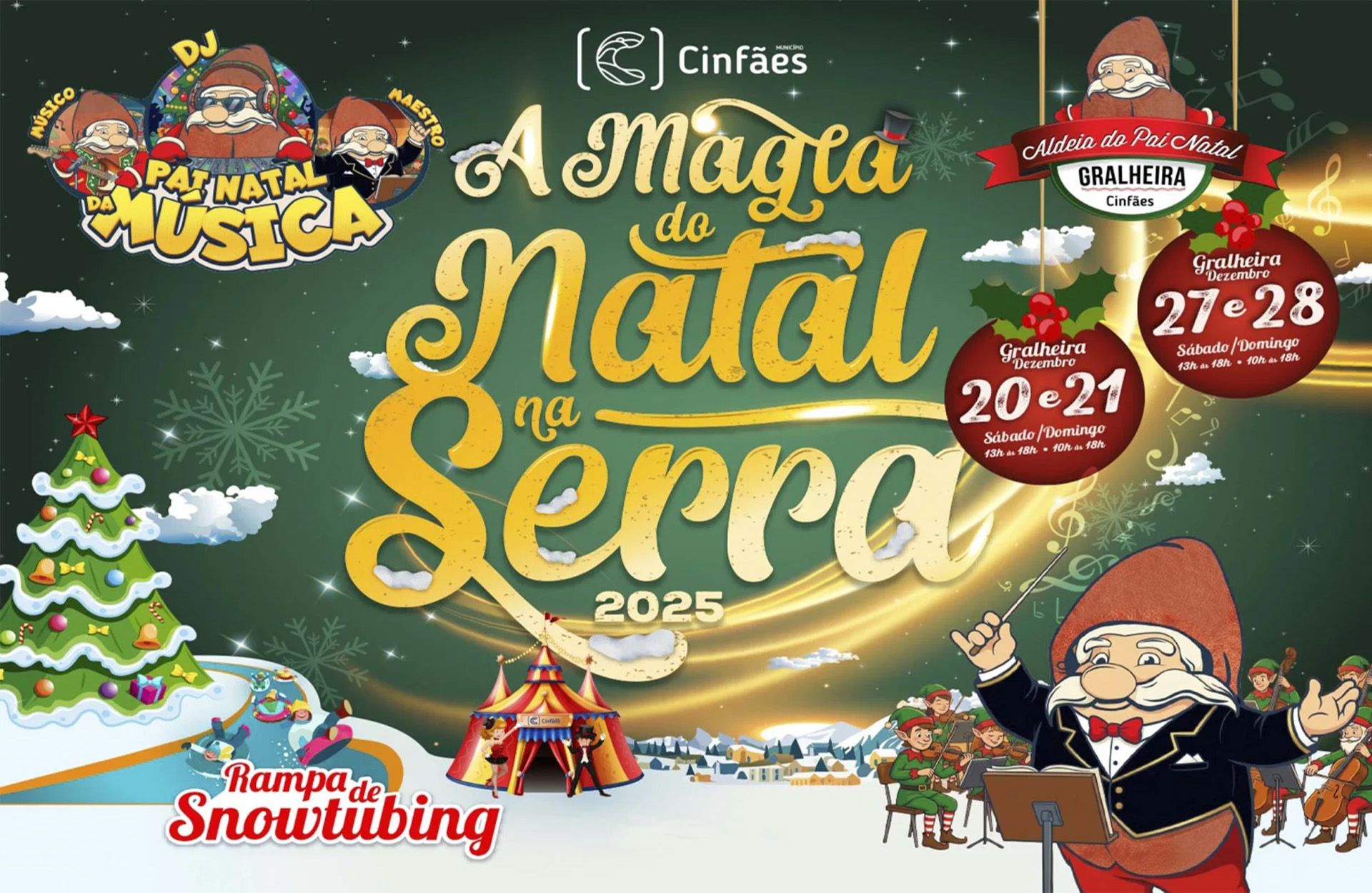 Aldeia do Pai Natal na Gralheira promete um mundo encantado com entrada gratuita