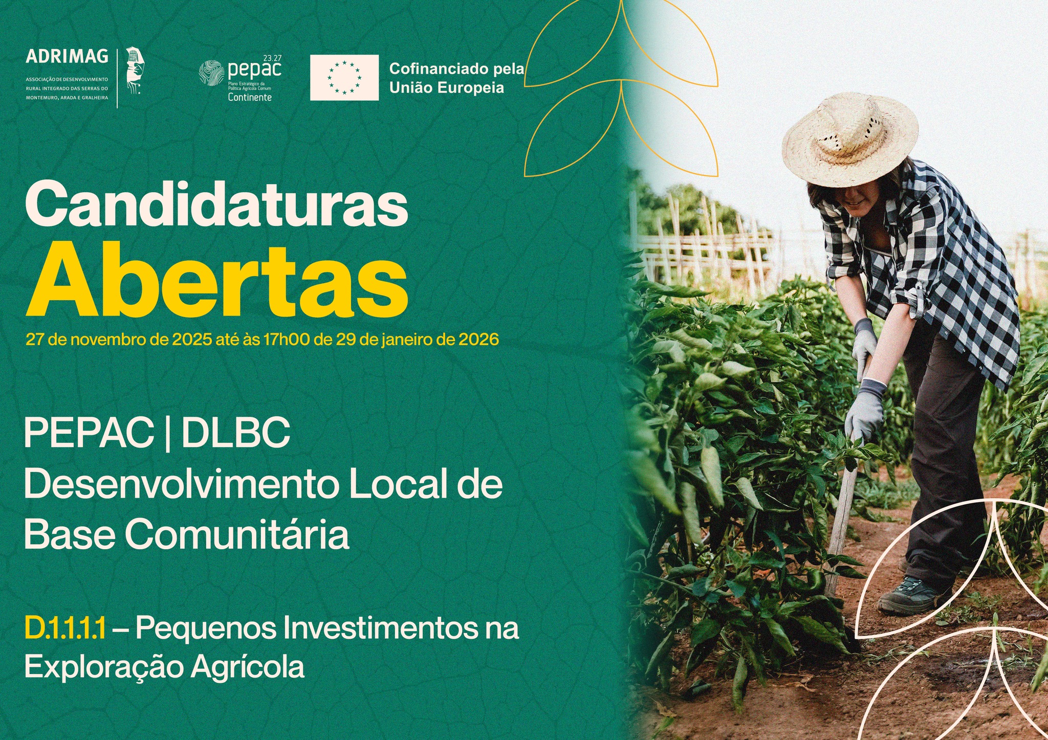 Abertas candidaturas para pequenos investimentos na exploração agrícola nas Serras do Montemuro, Arada e Gralheira