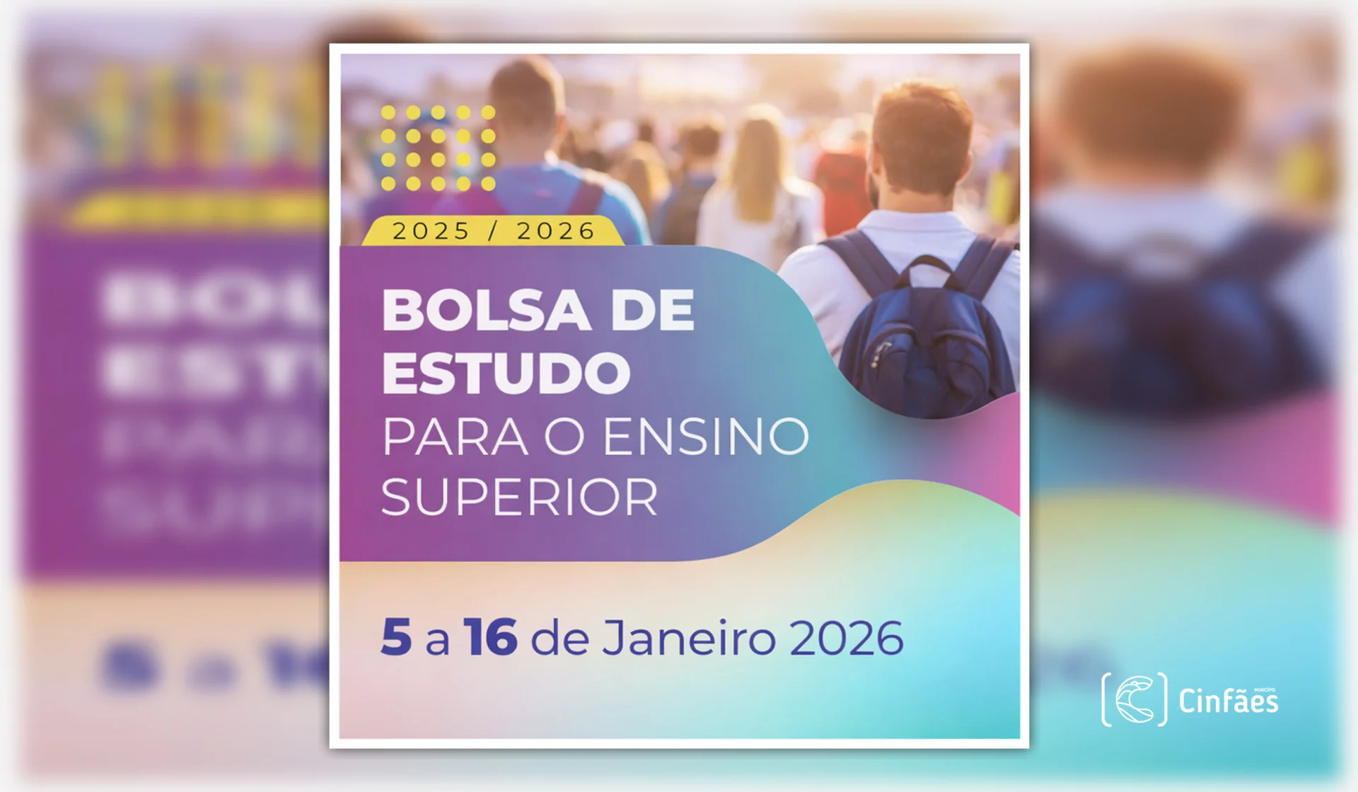 Cinfães abre candidaturas a bolsas de estudo para o ensino superior