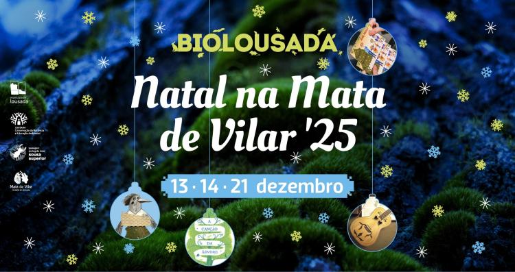 Eventos natalícios na Mata de Vilar convidam a explorar a natureza através de oficinas, contos e música