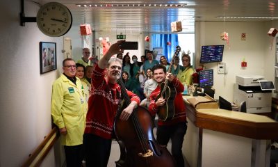 Liga dos Amigos do Hospital Padre Américo levou música e proximidade aos doentes na véspera de Natal