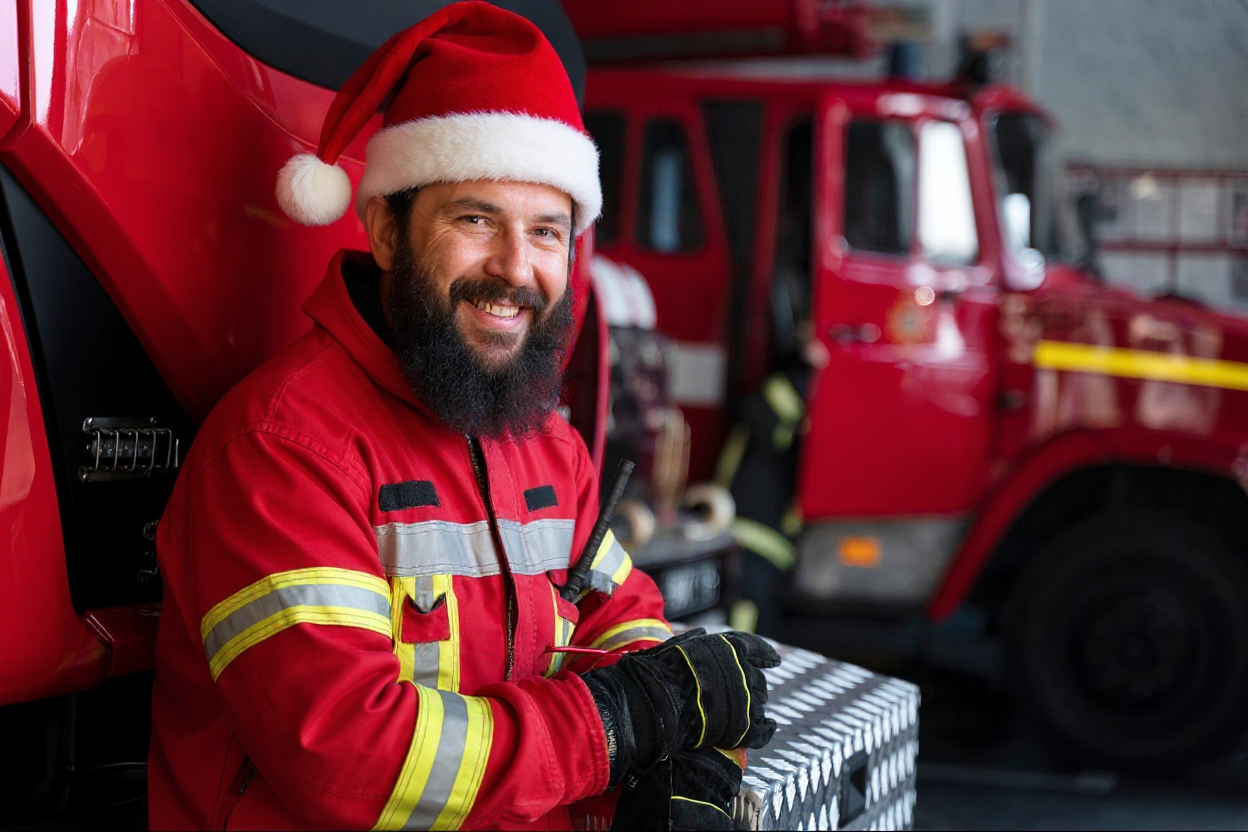 Parada “Bombeiro Natal” anima Resende com percurso entre quartel e Mercadinho de Natal