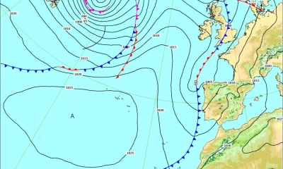 ECMWF – Prognósticos de Superfície válidos para as 12h UTC de 13 a 15 de janeiro…