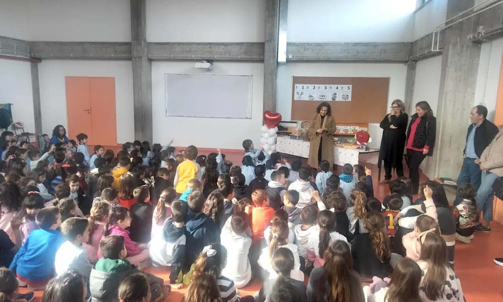 Vereadora da Educação ouve crianças e alunos da EB Casais-Brito sobre o tipo de intervenção a realizar no recreio escolar