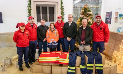 CM Pampilhosa da Serra / Bombeiros Voluntários recebem novos Equipamentos de Proteção Individual