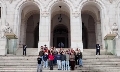 Alunos de Monforte visitam Assembleia da República em iniciativa de cidadania e participação cívica