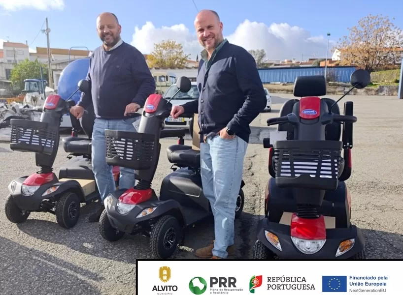 Município de Alvito reforça inclusão e sustentabilidade com novos veículos elétricos para pessoas com mobilidade condicionada