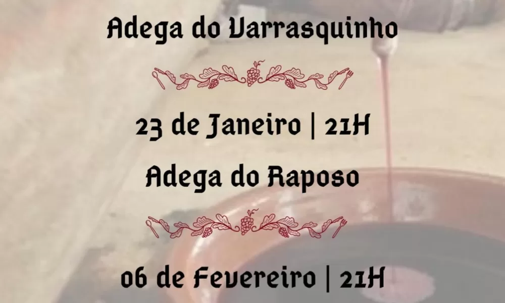 Ervidel celebra tradição do vinho da talha com nova edição das “Noites Decantadas”