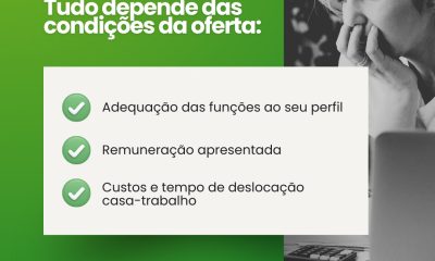 Recusar uma oferta de emprego: sabia que não há um número limite?

O que conta …