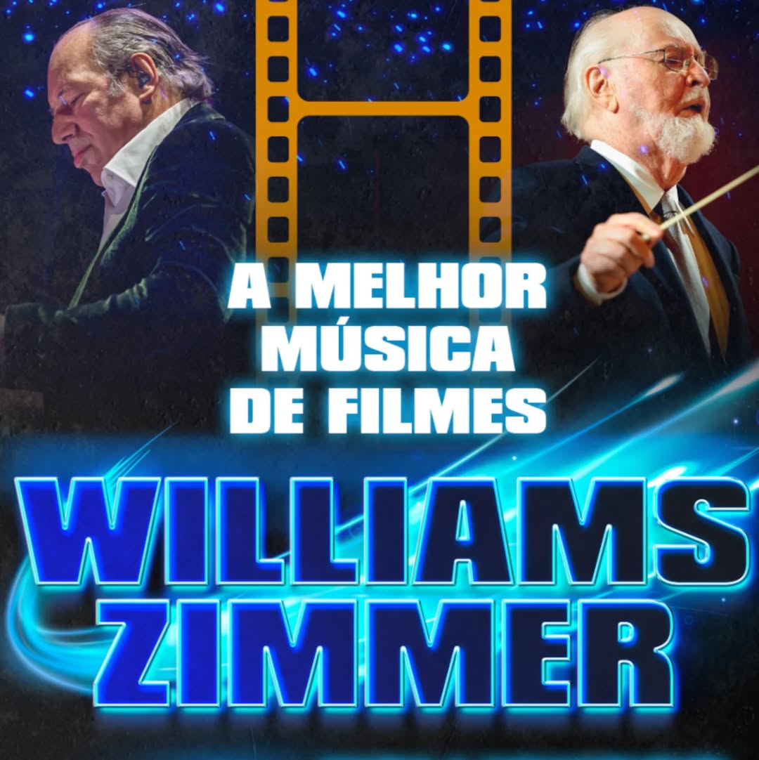 15 JAN. QUI. 21H
JOHN WILLIAMS & HANS ZIMMER
Hollywood Symphony Orchestra
Música…