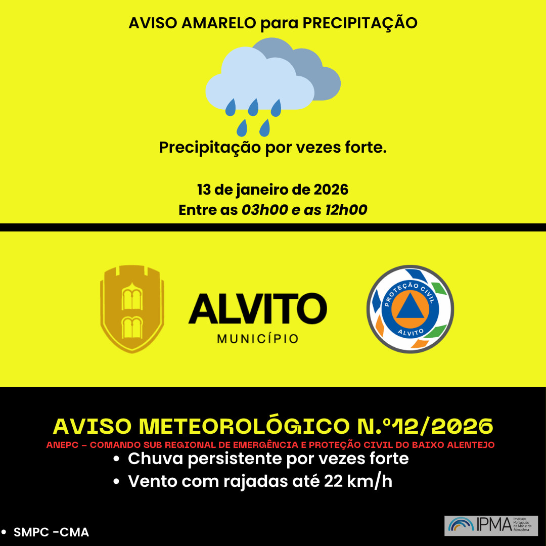 Aviso meteorológico n.°12/2026

De acordo com a informação disponibilizada pelo …