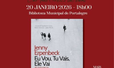 Clube de Leitura: “Eu Vou, Tu Vais, Ele Vai”. de Jenny Erpenbeck, dia 20 de jane…