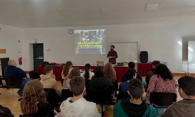 No âmbito do projeto educativo “O Cinema Somos Nós”, a turma de 9º ano do Agrup…