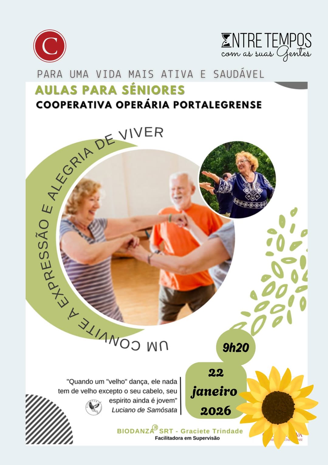 DIVULGAÇÃO DE ATIVIDADES A DECORRER NO CONCELHO
Com o apoio do Município de Por…