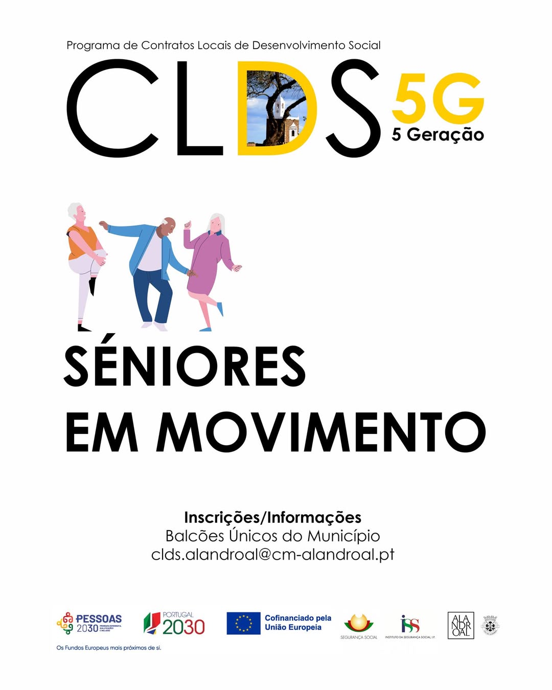Seniores em Movimento 

 Inscrições e informações: Balcão Único de Alandroal, Te…