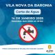 Aviso à População – Corte no Abastecimento de Água 

No âmbito dos trabalhos da…