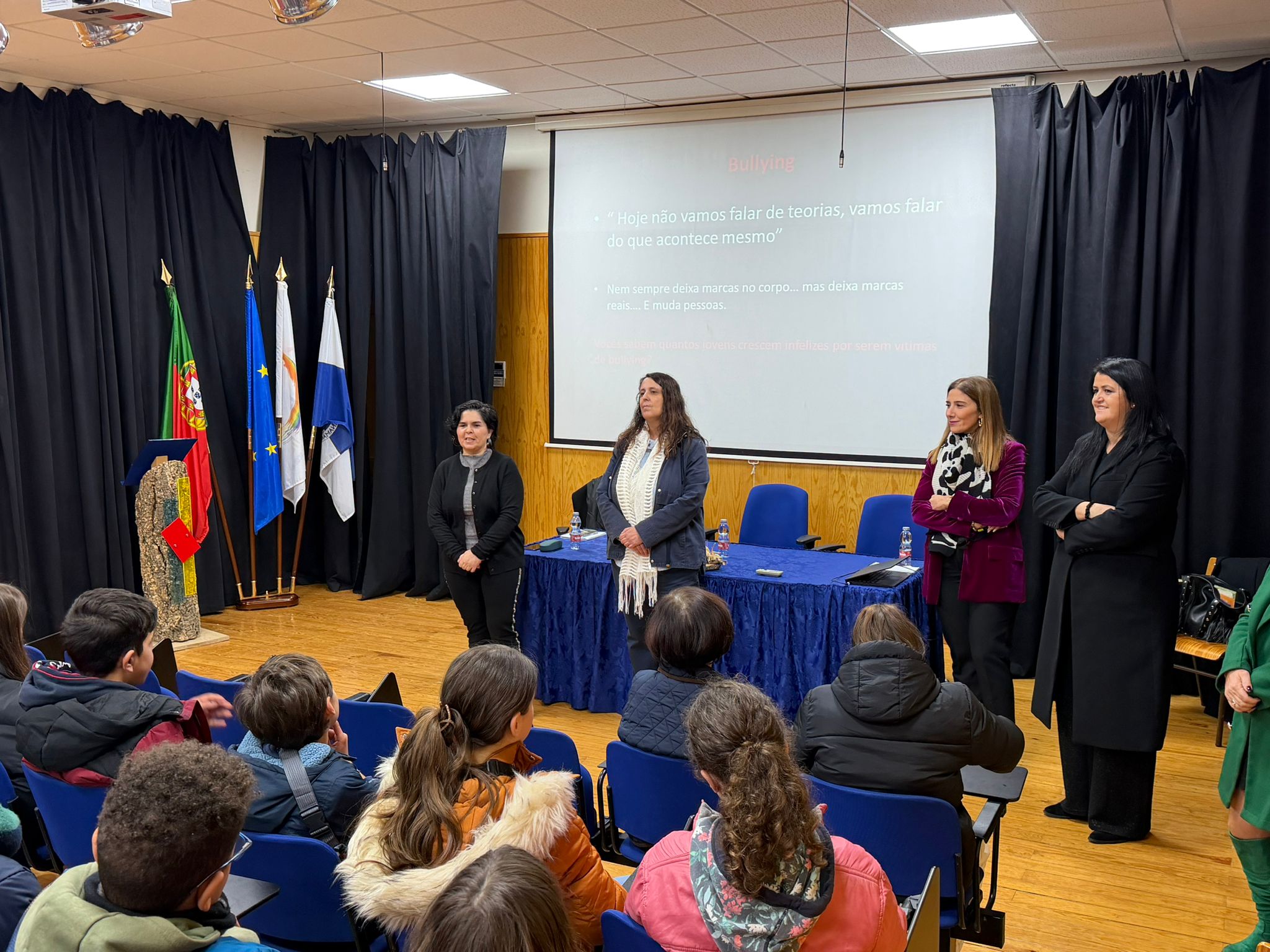 Câmara representada em palestra de sensibilização “Bullying não é brincadeira” o…