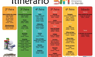 Conheça os horários e locais por onde a Biblioteca Itinerante de Marvão (BIM) v…