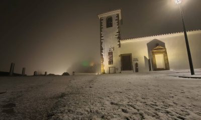 Vila de Marvão vestida de branco e ainda mais mágica, com a neve que caiu na no…