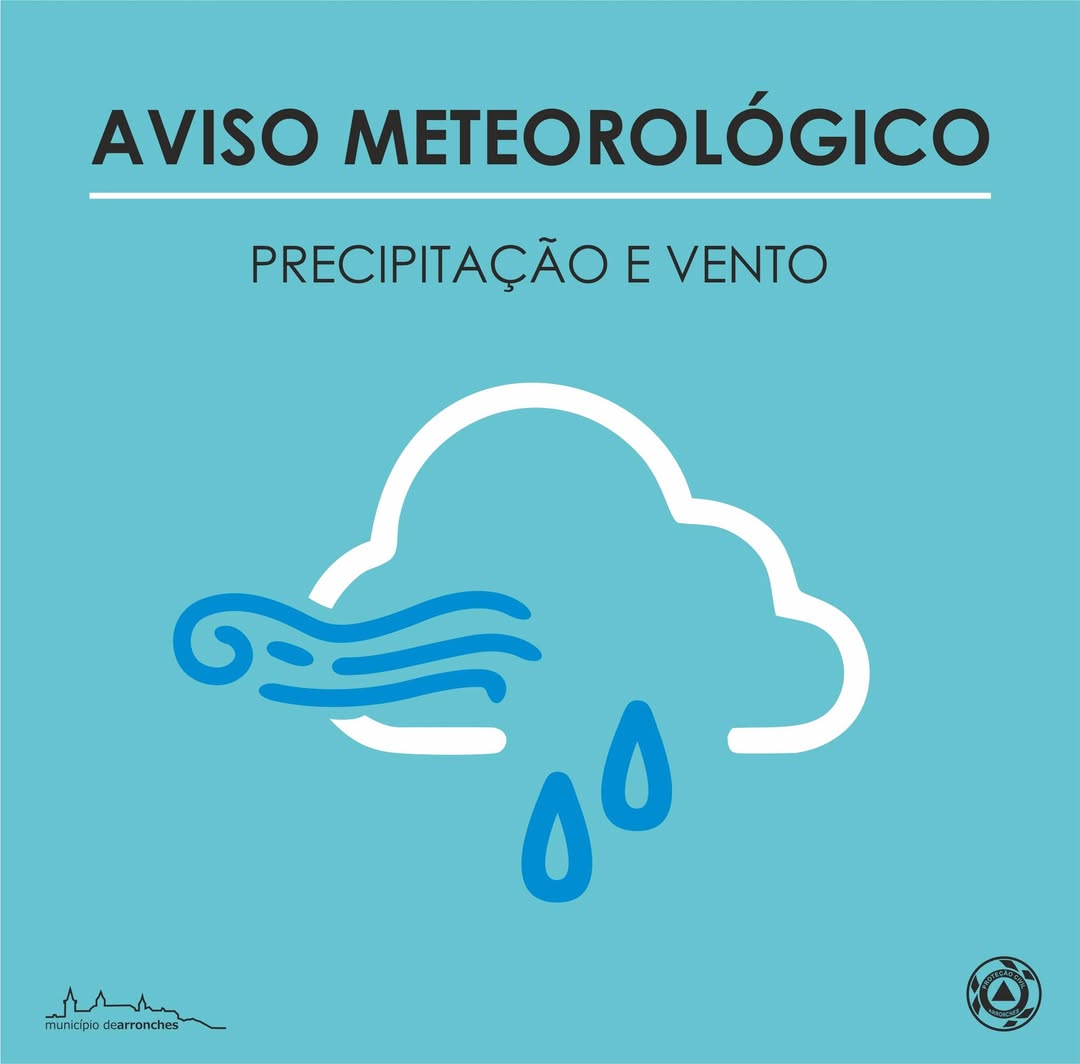 AVISO METEOROLÓGICO – ALERTA LARANJA

PRECIPITAÇÃO E VENTO

Conforme comunicado …
