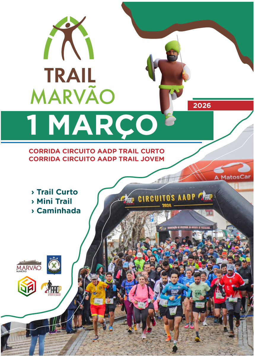 Trail de Marvão 
 1 de março

 Trail – Circuito Distrital de Trail Curto (21 km…
