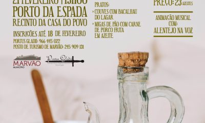 Almoço Convívio das Comidas d’Azeite
 21 de fevereiro (sábado)
 13h00
 Porto da…
