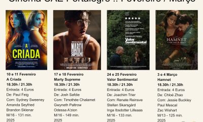 Cinema CAEP para o mês de Fevereiro / Março