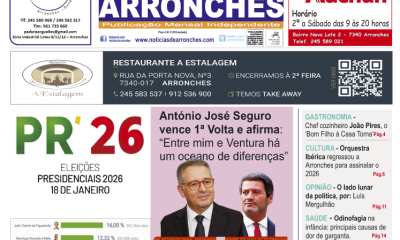 NOTÍCIAS DE ARRONCHES – Edição de Janeiro