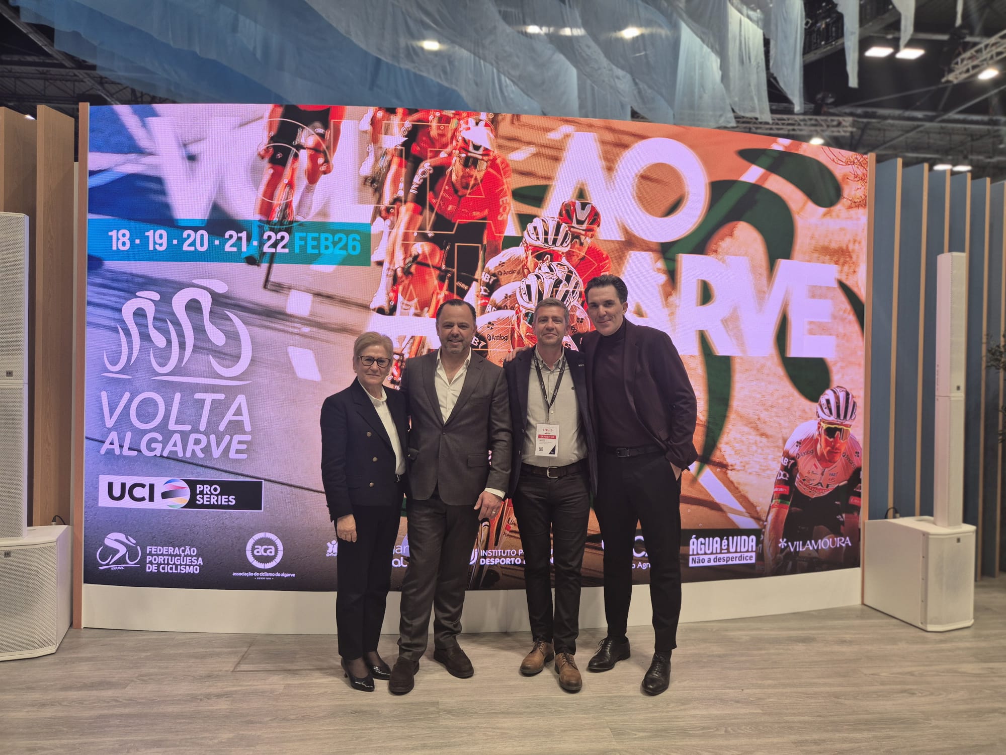 Volta ao Algarve promove a região na FITUR » Ciclismo + TV