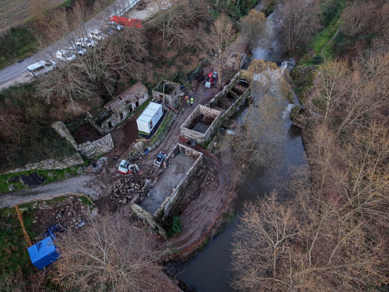 Presidente de Câmara de Lousada acompanha obras de requalificação no Parque Molinológico e Florestal de Pias