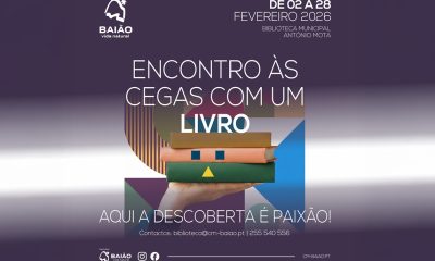 Biblioteca de Baião promove “encontros às cegas” com livros durante todo o mês de fevereiro