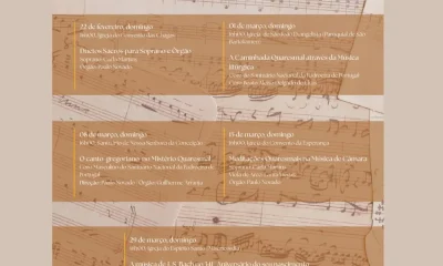 CICLO DE CONCERTOS QUARESMAIS | FEVEREIRO E MARÇO | VILA VIÇOSA

Conheça o progr…