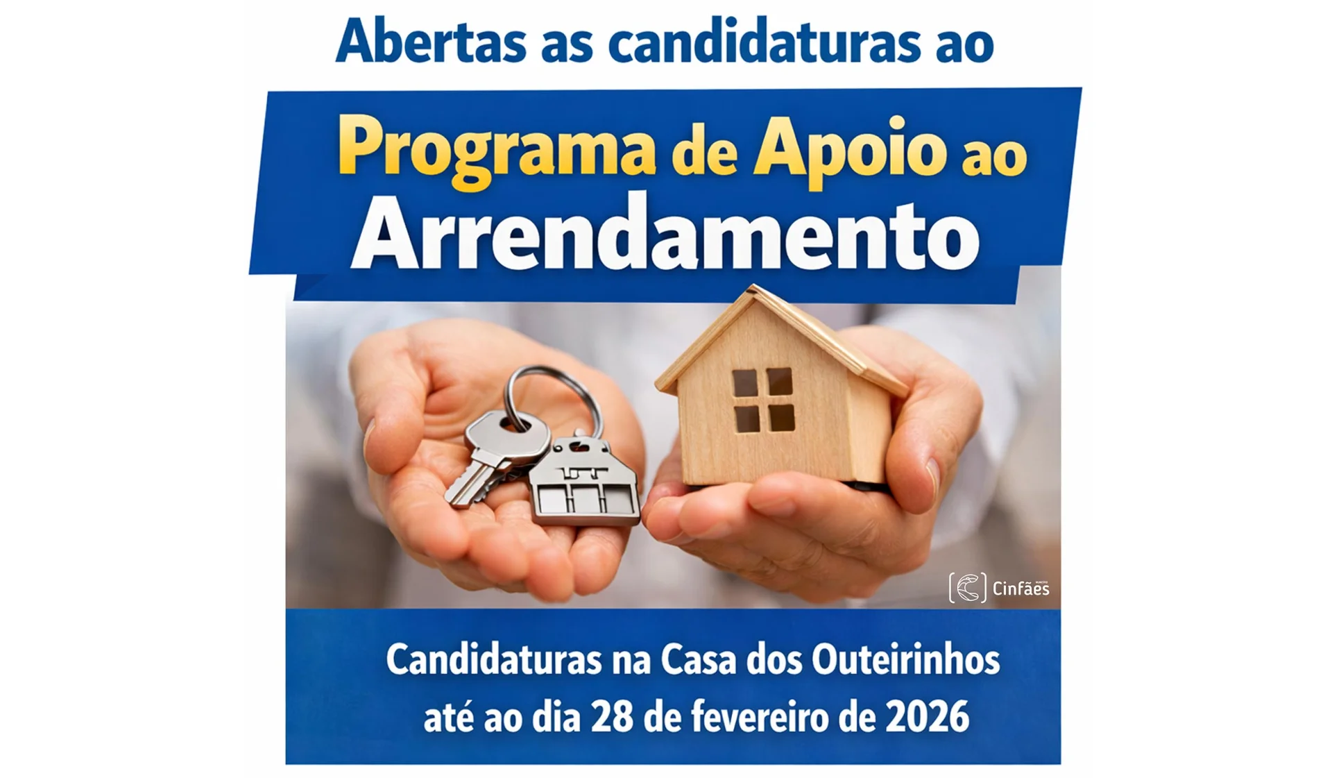 Câmara de Cinfães abre candidaturas a apoio financeiro para arrendamento habitacional
