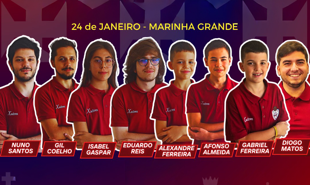 Clube Vasco da Gama FC de Recarei estreia-se no Campeonato Nacional de Xadrez