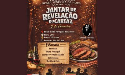 Comissão de Festas de Lamoso organiza jantar de revelação do cartaz para 2026