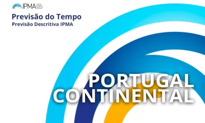 Continente
Previsão para 2ª feira, 19.janeiro.2026

RESUMO:
Períodos de céu muit…