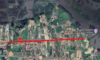 Pavimentação da Estrada da Chamburguinha – Troço entre o n.º 120 até ao fim do arruamento a sul