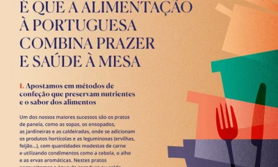 Hoje apresentamos as 5 razões que explicam porque é que a alimentação à portugu…