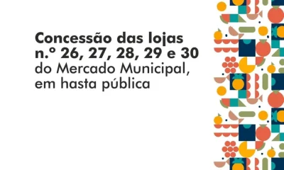 Mercado Municipal | Concessão das lojas n.º 26, 27, 28, 29 e 30, em hasta públic…