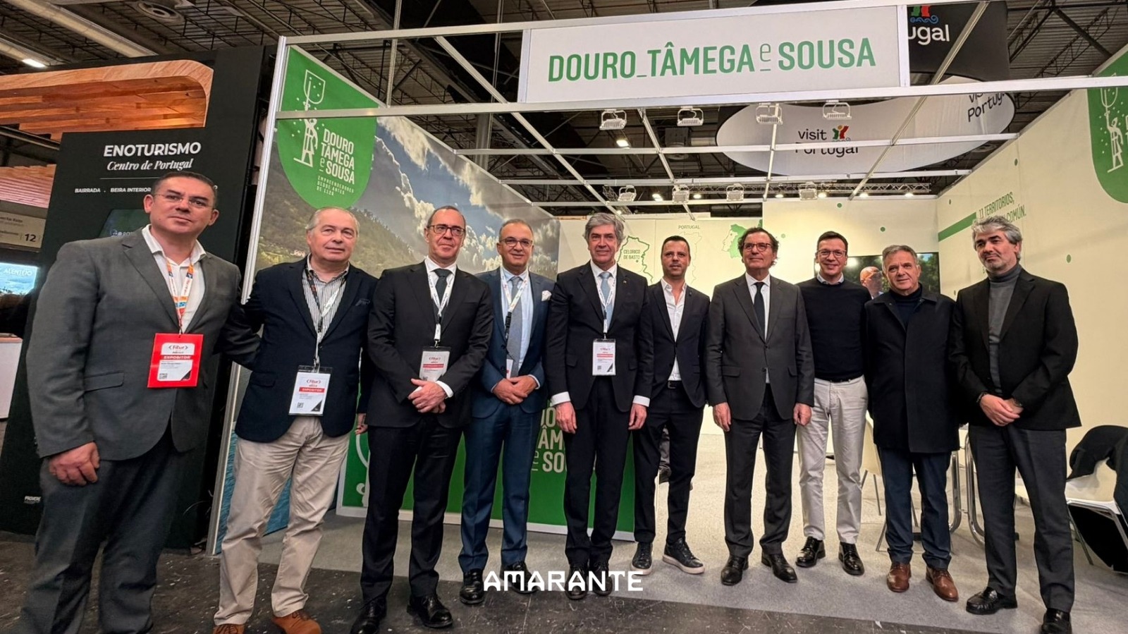 Ministro da Economia visita stand do Tâmega e Sousa na FITUR em encontro com autarcas de Amarante
