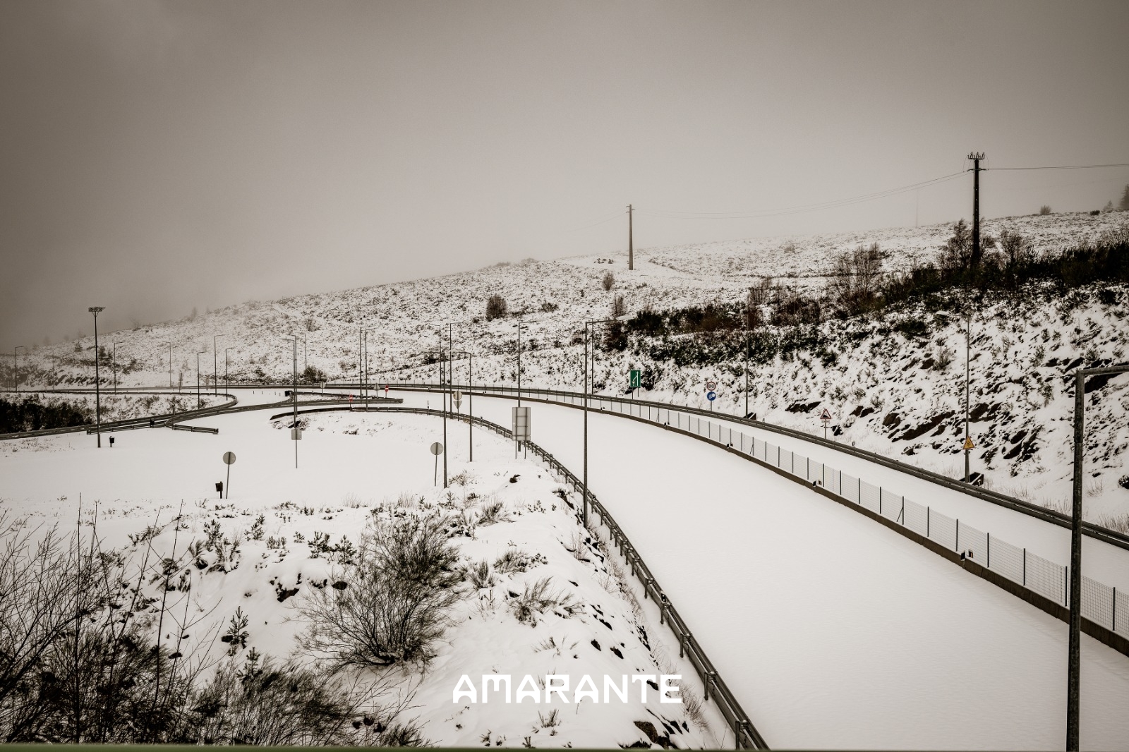 Município de Amarante partilha imagens da neve que transformou a Serra do Marão