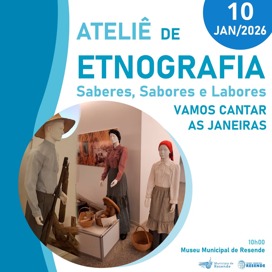 Museu de Resende convida para ateliê de etnografia e canto das Janeiras