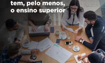 Os trabalhadores portugueses estão cada vez mais qualificados: 34% têm, pelo men…