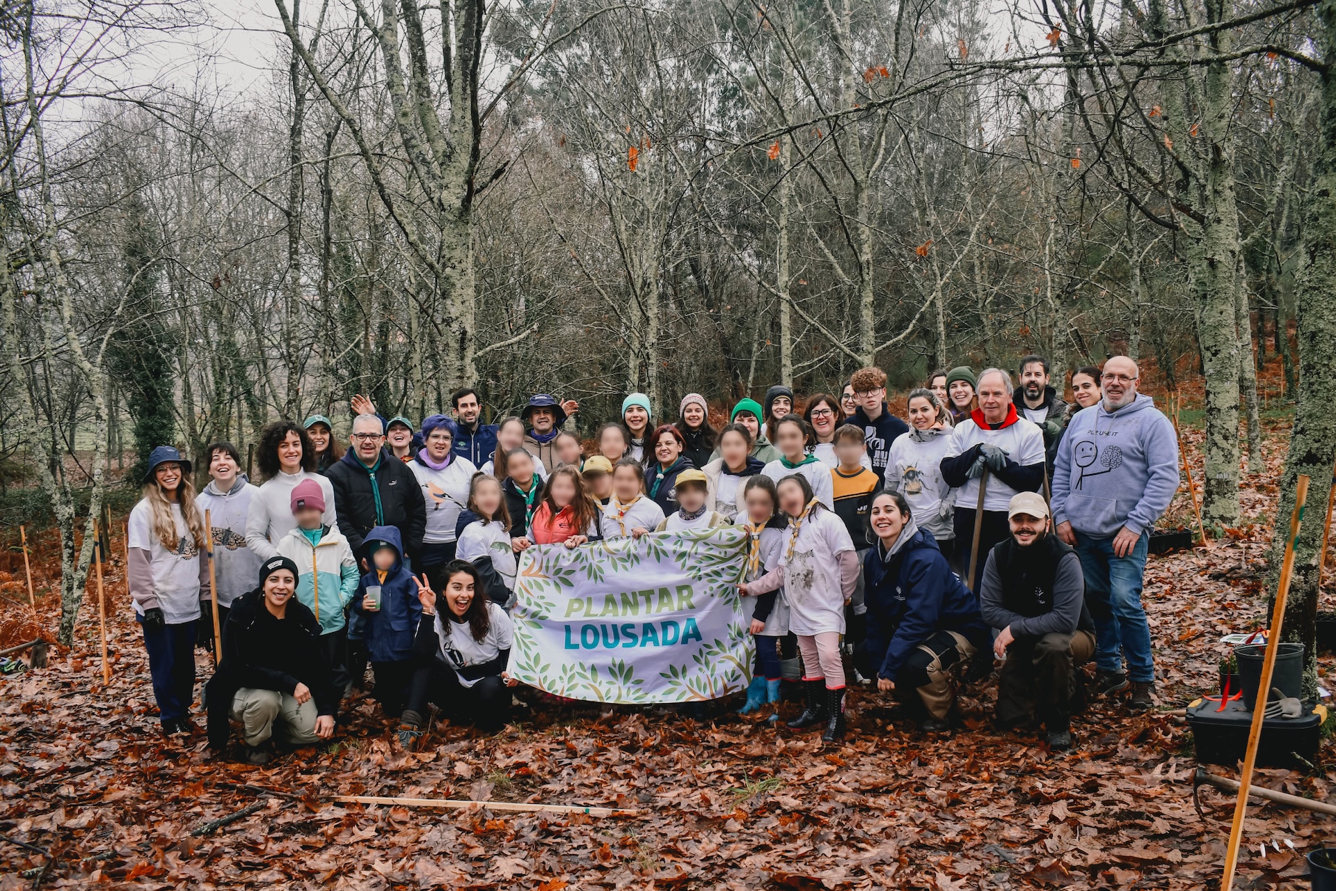 Plantar Lousada reuniu 42 voluntários para reforçar biodiversidade na Quinta da Piscina
