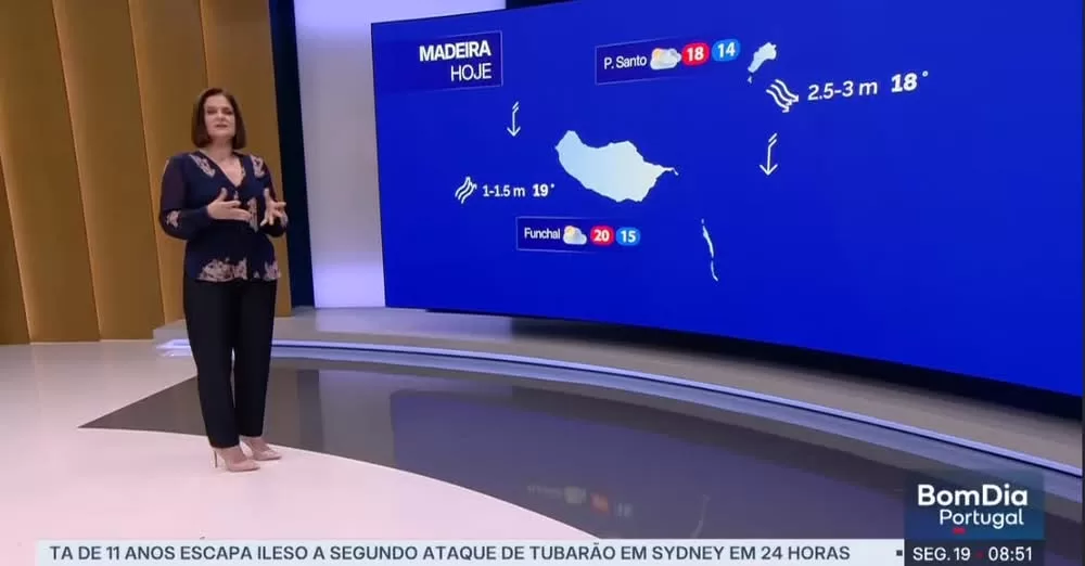 Previsão do estado do tempo, RTP1, 19-01-2026, IPMA.